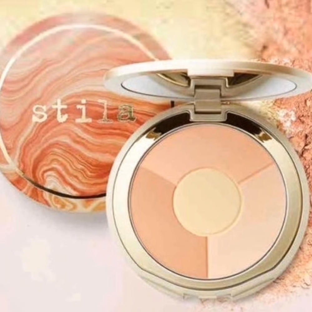 STILA Cosmetics One Step Correct Brightening Finishing Powder MEDIUM NIB